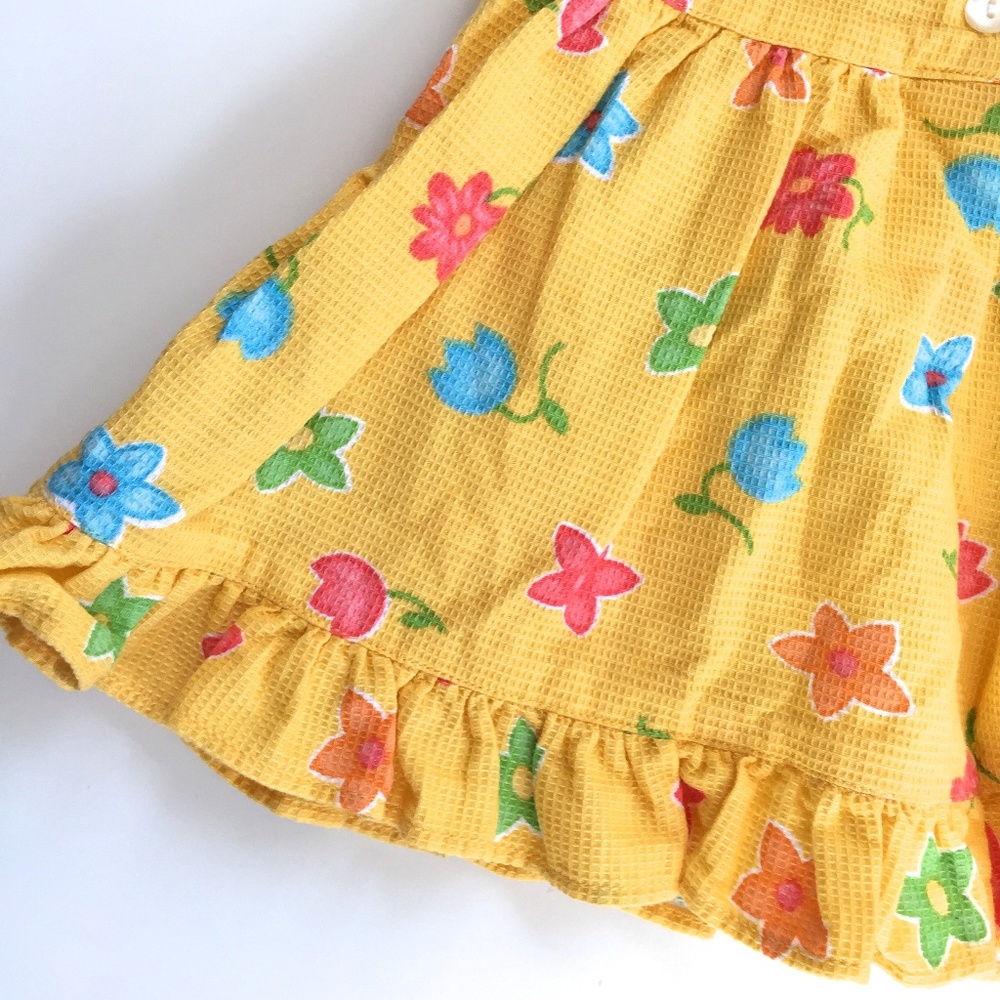 Baby B'Gosh Vintage Yellow Floral Dress NWOT - Picture 3 of 8